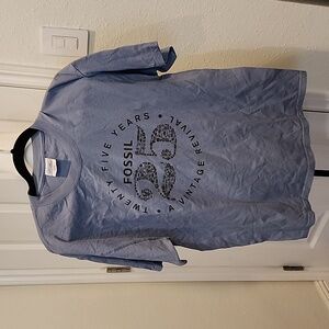 Fossil 25 YR Vintage Revival TShirt Adult L
